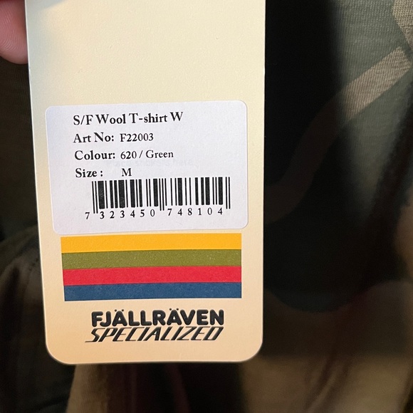 Fjallraven x Specialized Wool T-shirt, W’s size Medium - Picture 7 of 8